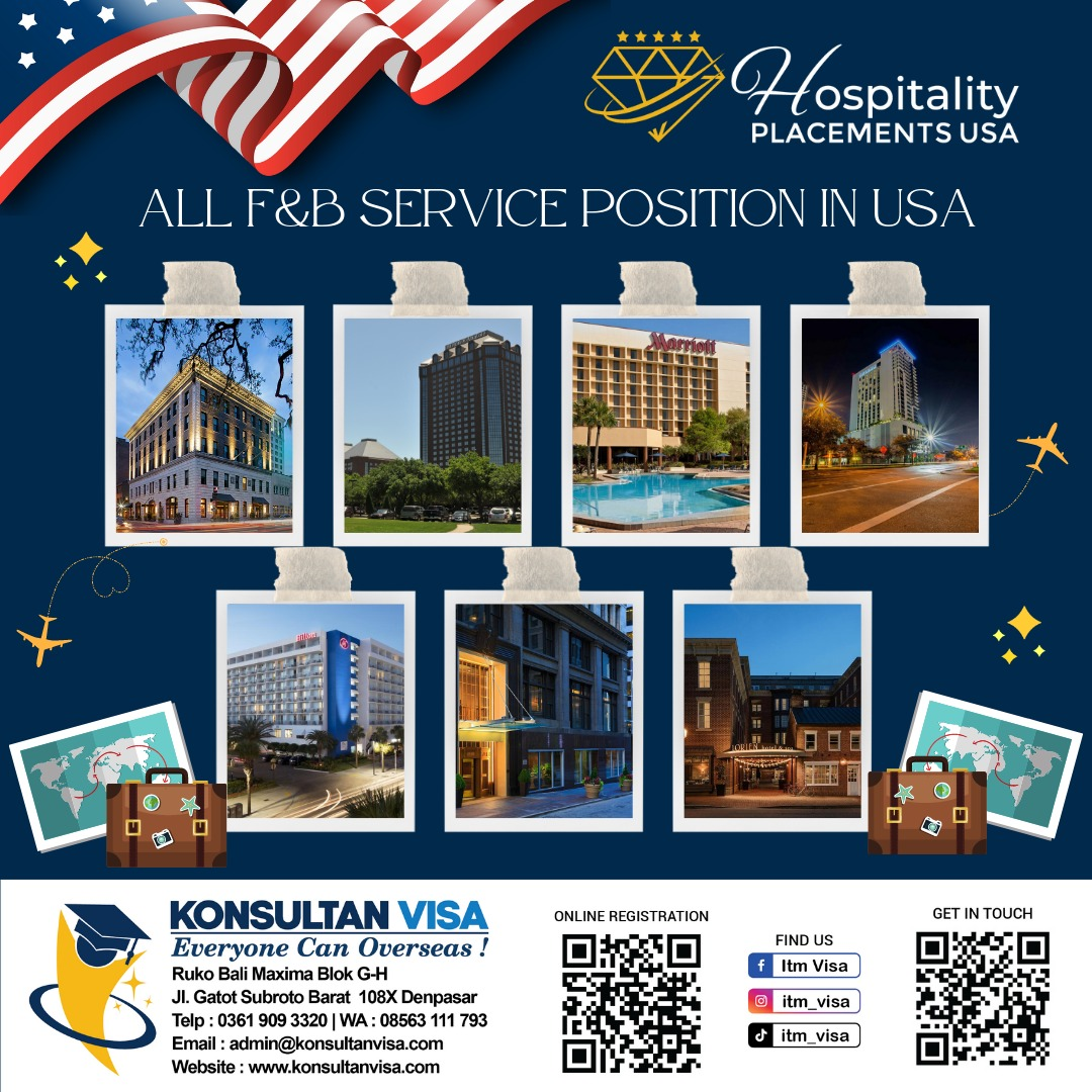 Internship Program in USA by Hospitality Placement USA - Konsultan Visa